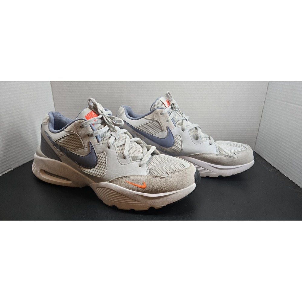 RARE size 15 Nike Air Max Fusion Pure Platinum Indigo Fog White CJ1670-003 Men - Picture 3 of 12